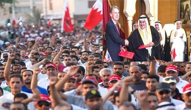 مخالفت مردم بحرین با توافقنامه نظامی منامه - لندن