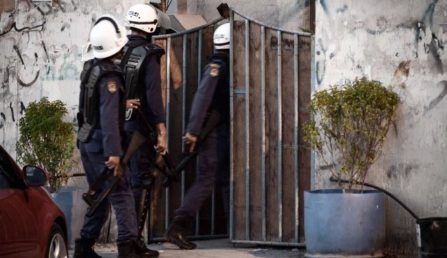 یورش شبانه نقابداران به منازل مردم بحرین