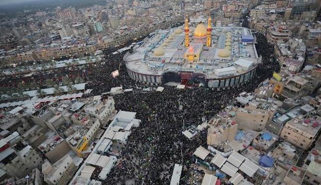 عکس‌های هوایی از کربلا در اربعین حسینی