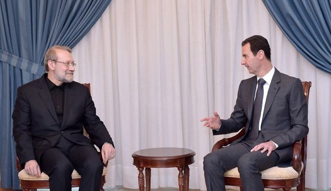 لاريجاني: سوريا علّمت خصومها ممن يدعمون الارهاب معنى المقاومة