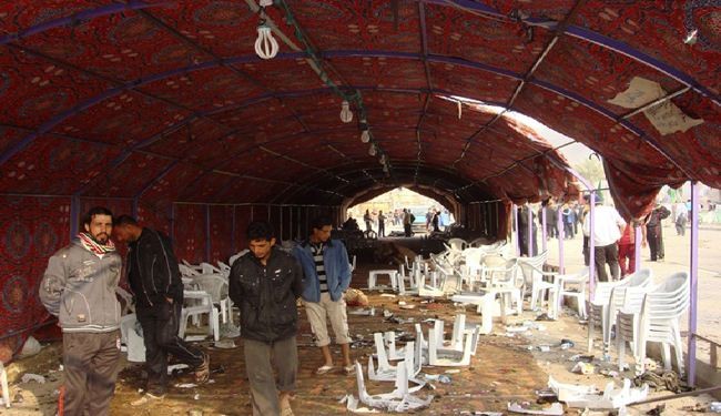 12 قتيلا و27 جريحا بتفجير انتحاري لمجلس عزاء شمالي بغداد