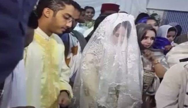 بالصور؛ زفاف نجلة الرئيس بتقاليد مغربية يثير الجدل في موريتانيا