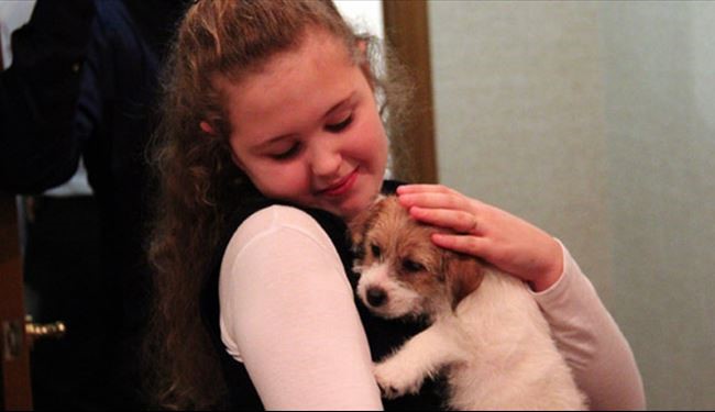 هدیه کریسمس پوتین به دختر 11ساله روس