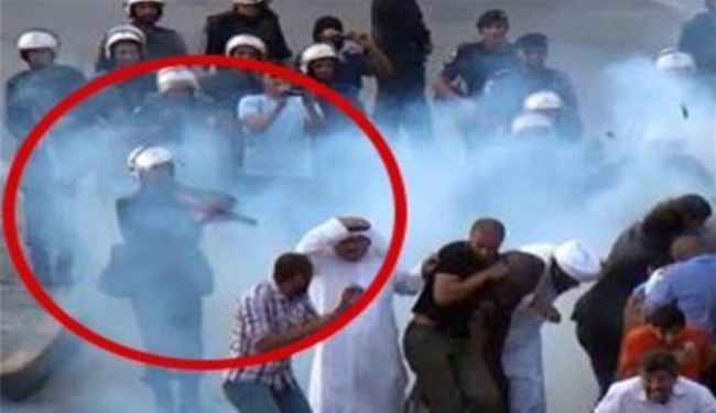 شلیک مستقیم به سر تظاهر کنندگان در بحرین