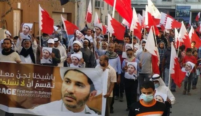 ادامه تظاهرات بحرینی ها در حمایت از شیخ سلمان