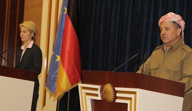 وزيرة الدفاع الألمانية تعد بإرسال مستشارين إلى كردستان