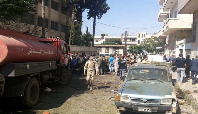 5 قتلى و35 جريحا في تفجير إرهابي بحي عكرمة بحمص