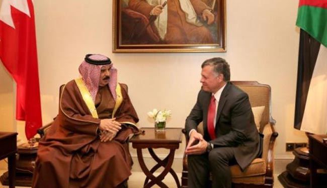 گفتگوی سران بحرین و اردن برای تقویت همکاری نظامی