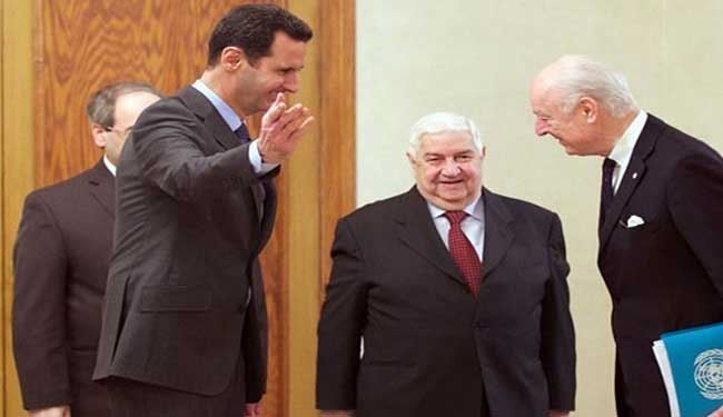 در دیدار بشار اسد و دی میستورا چه گذشت؟