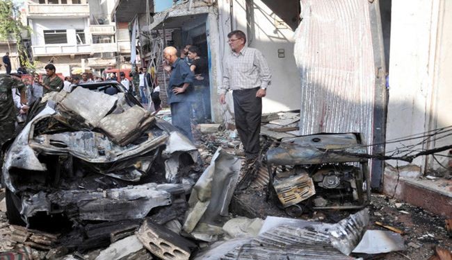 4 قتلى في تفجير سیارة مفخخة في مدينة القرداحة بسوريا