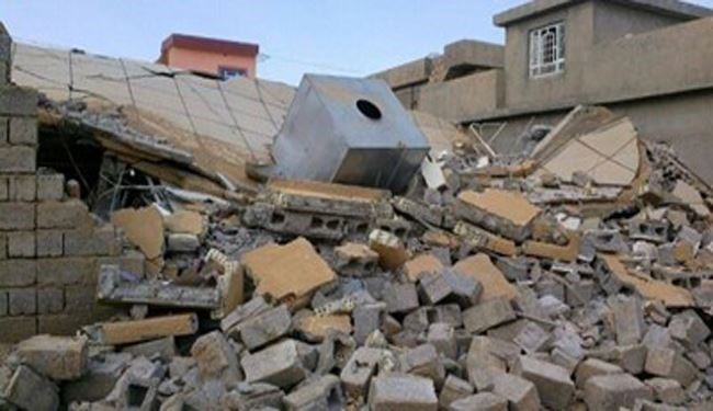 داعش ده‌ها خانه کردها را منفجر کرد