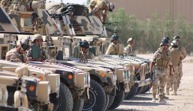 پیشروی ارتش عراق به‌سوی کاخ‌های تکریت