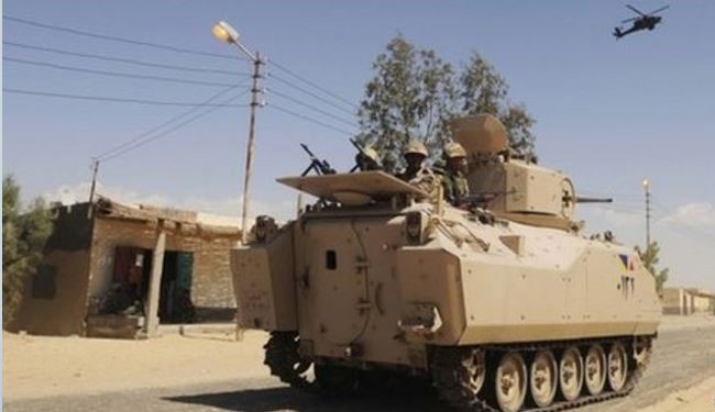 درگیری مرگبار عناصر مسلح با ارتش مصر در سینا
