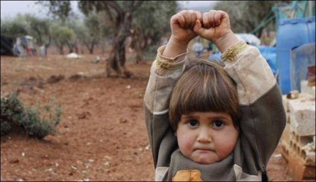صورة لطفلة سورية 