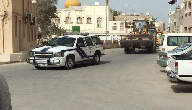 محاصره امنیتی بحرینی ها در سنابس