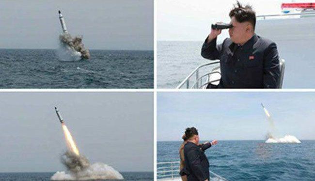 صور/ كوريا الشمالية تختبر بنجاح صاروخا أطلقته غواصة