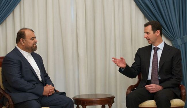 الأسد يؤكد على أهمية التعاون الاقتصادي مع ايران
