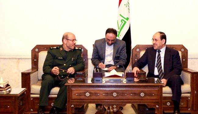 وزير الدفاع الايراني: ندعم العراق في التدريب والتسليح والمعلومات