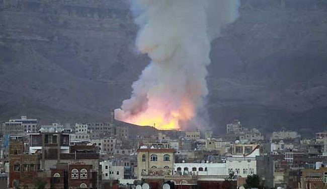 ادامه تجاوز جنگنده‌های سعودی به صنعا