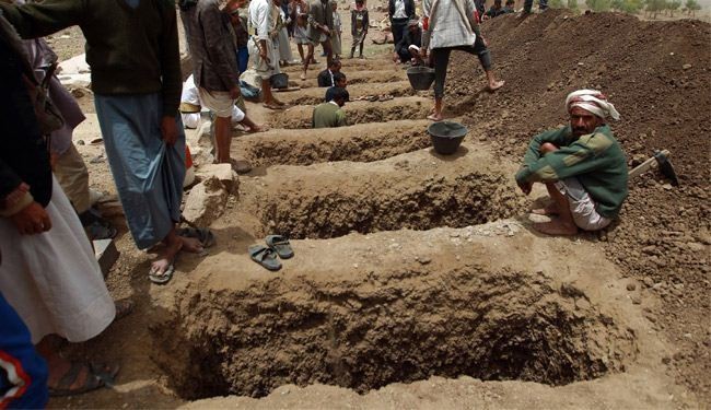 9565 کشته و زخمی در تجاوز سعودی به یمن