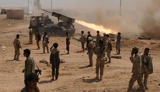 حمله موشکی نیروهای یمنی به مواضع نظامی عربستان