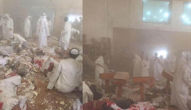 انفجار تروریستی در مسجد امام صادق (ع) کویت+تصاویر