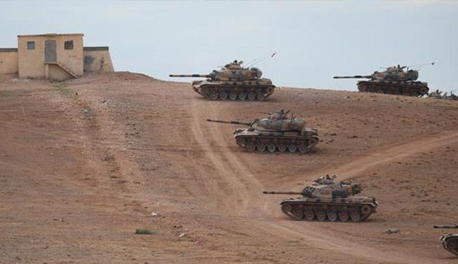 ترکیه، تانک و زره پوش به مرز سوریه می فرستد