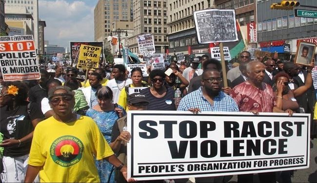 Pics: Rally Held in New Jersey against US Racial Discrimination