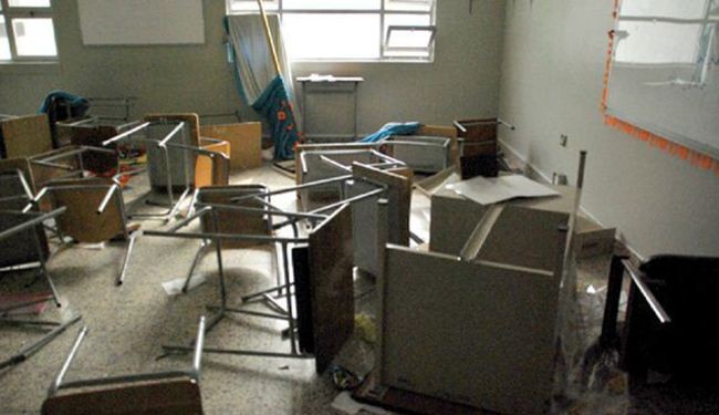 عبارات داعشية على جدران مدرسة بنات بالسعودية