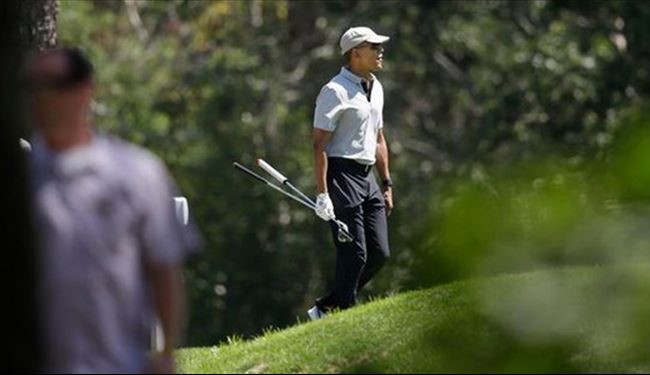 اوباما در تعطیلات برای توافق ایران لابی می کند