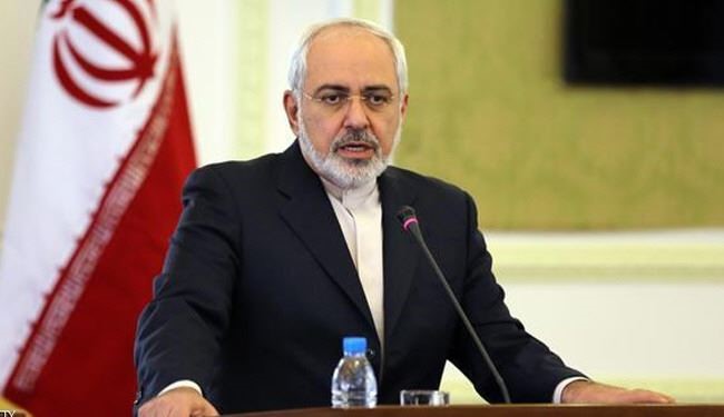 ظریف يؤكد دعم ایران للحکومة العراقیة في مکافحتها لداعش