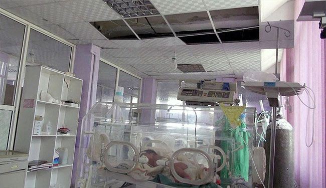 استشهاد طفلين واصابة الكوادر الطبية بمستشفى السبعين