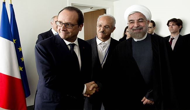 الرئيس روحاني يزور باريس نوفمبر المقبل