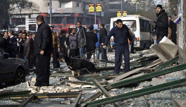 انفجار امام مكتب تابع لوزارة الخارجية في القاهرة