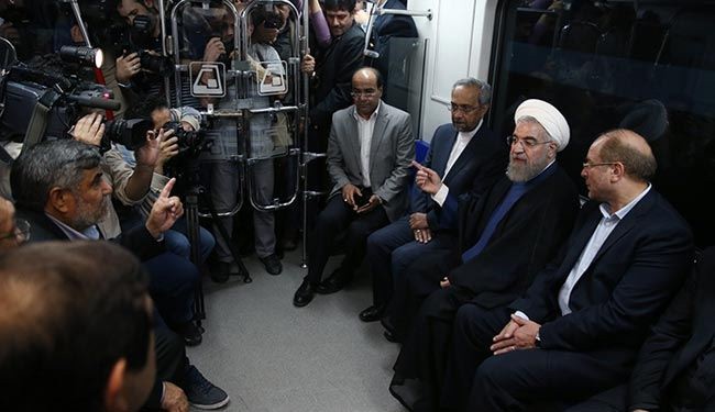 افتتاح اطول خط لمترو الانفاق بالشرق الاوسط في طهران