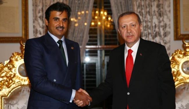 اردوغان يلتقي أمير قطر في اسطنبول