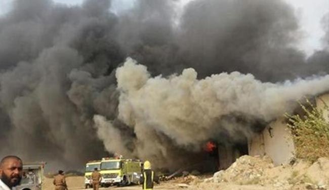 حريق هائل في مستودعات بمكة المكرمة