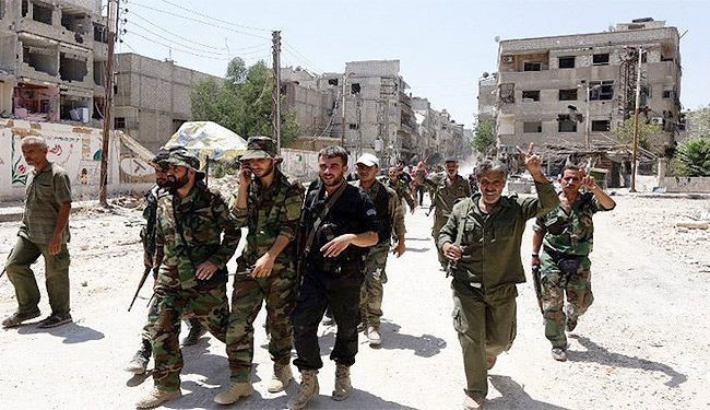 پیشروی ارتش سوریه در ریف دمشق