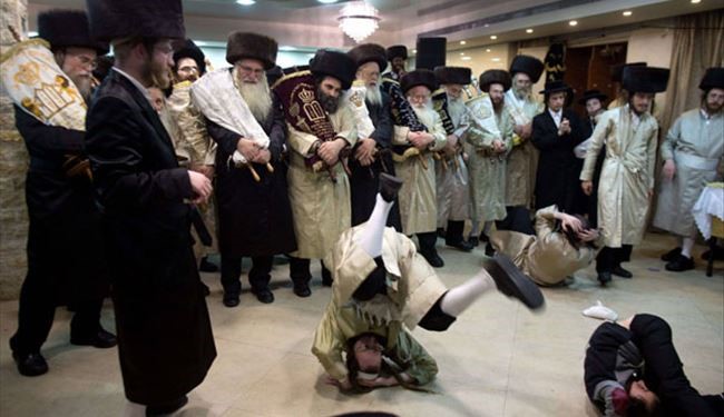عجیبترین رقص یهود+عکس