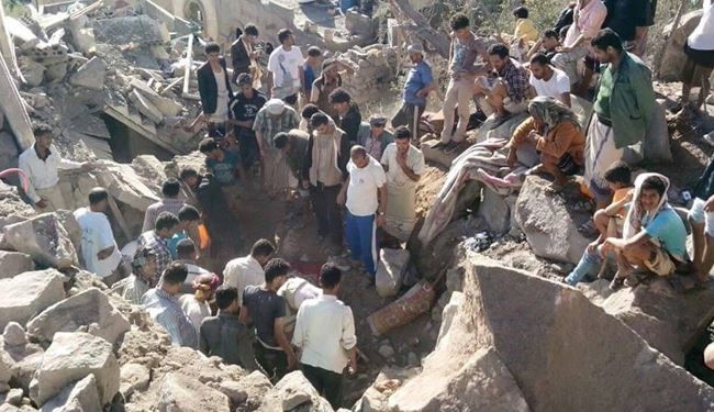 أكثر من 12 مدني ضحايا مجزرة سعودية جديدة في تعز