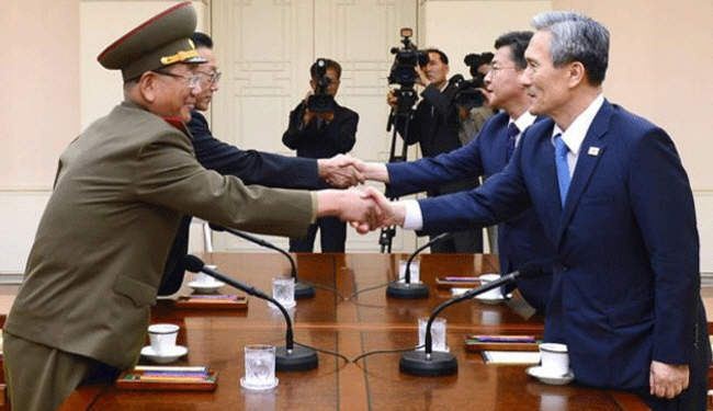 اتفاق بين الكوريتين على حوار في كانون الاول