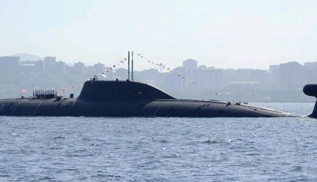 زیردریایی موشک‌انداز روسی در سواحل سوریه