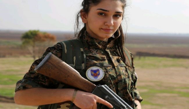 تصاویر؛ دختران مسیحی سوریه به جنگ داعش می‌روند