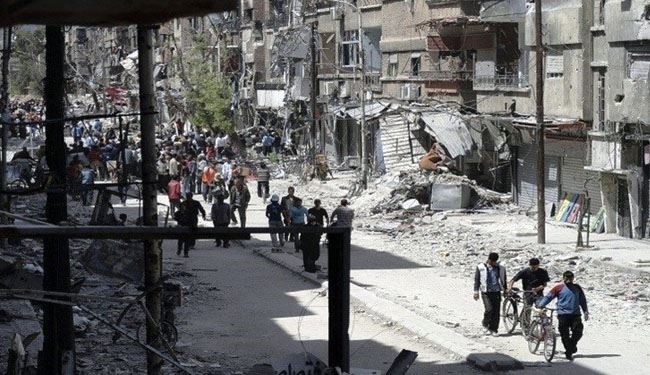 داعش از حومه دمشق خارج می‌شود