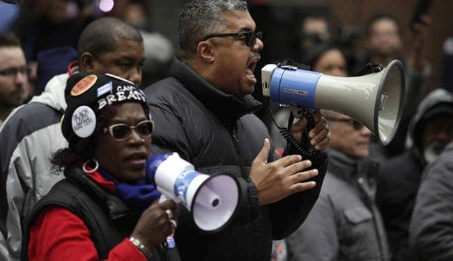 مسيرة في شيكاغو للاحتجاج على عنف الشرطة ضد السود