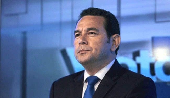 تنصيب جيمي مورايس رسميا رئيسا لغواتيمالا