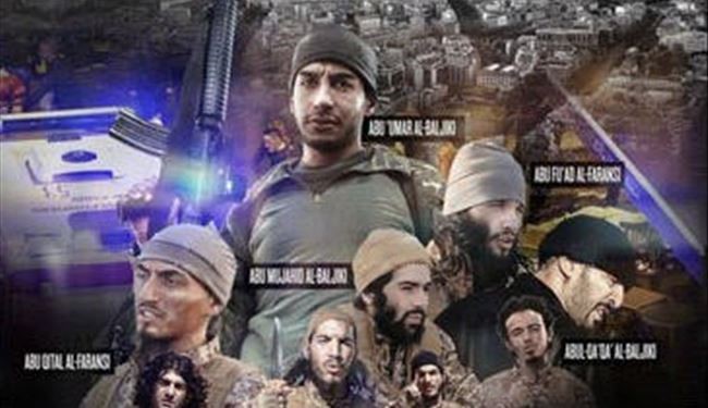 داعش نام و تصاویر عاملان حملات پاریس را منتشر کرد