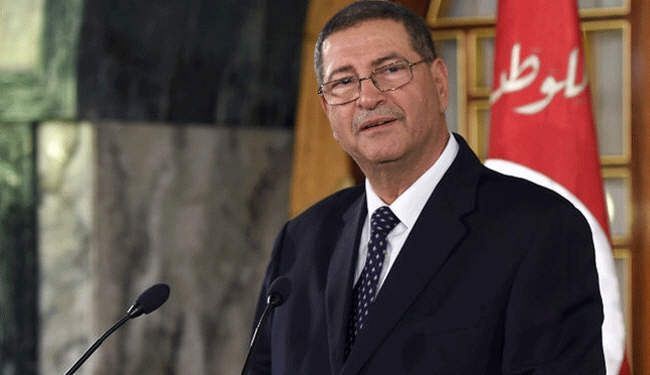 رئيس الوزراء التونسي يدعو الشعب الى 