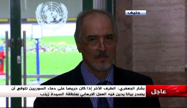 بشار الجعفري:محادثات جنيف شأن سوري لا دخل للسعودية فيها