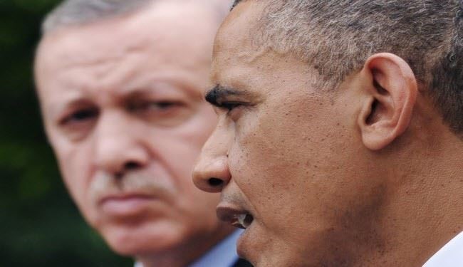 اردوغان: آمریکا به کردها و داعش سلاح داده است
